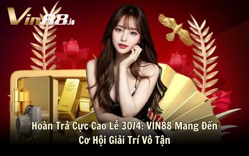 Hoàn Trả Cực Cao Lễ 30/4: VIN88 Mang Đến Cơ Hội Giải Trí Vô Tận
